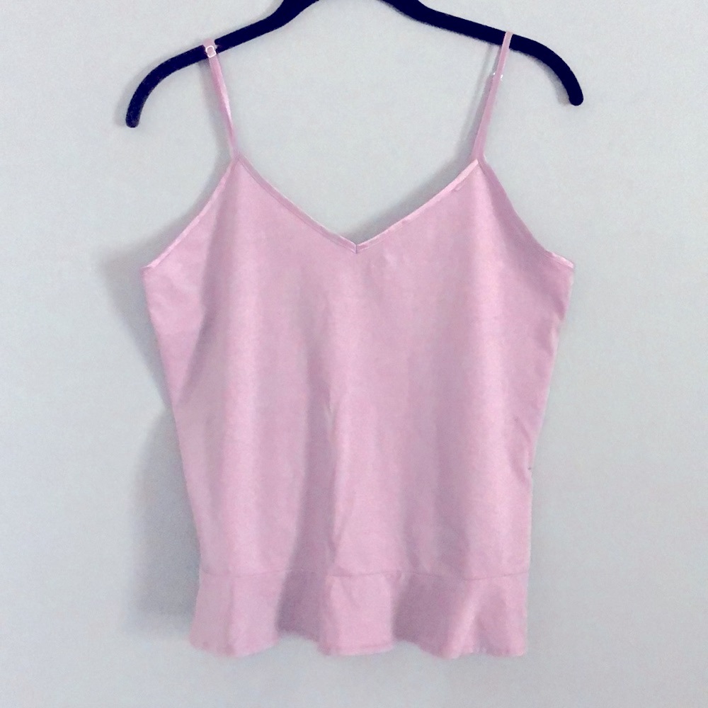 Victoria’s Secret peplum ruffle cami